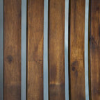 Table basse Middlebrook Elephant Point en bois d'acacia à chevrons