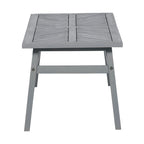 Table basse Middlebrook Elephant Point en bois d'acacia à chevrons