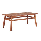 Table basse Middlebrook Elephant Point en bois d'acacia à chevrons