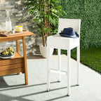 SAFAVIEH Landry Indoor-Outdoor Stacking Grey 30-inch Counter Stool - 13 W x 18 D x 38 H