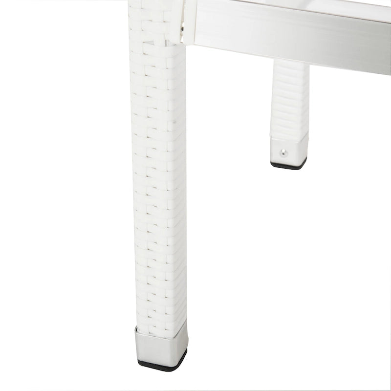 Tabouret de bar empilable gris SAFAVIEH Landry pour intérieur/extérieur, 76 cm (30 po) - 33 cm (13 po) L x 46 cm (18 po) P x 97 cm (38 po) H