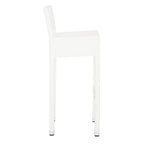 Tabouret de bar empilable gris SAFAVIEH Landry pour intérieur/extérieur, 76 cm (30 po) - 33 cm (13 po) L x 46 cm (18 po) P x 97 cm (38 po) H