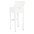 Tabouret de bar empilable gris SAFAVIEH Landry pour intérieur/extérieur, 76 cm (30 po) - 33 cm (13 po) L x 46 cm (18 po) P x 97 cm (38 po) H