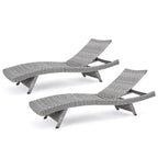 Chaise longue en osier Crète