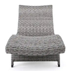 Chaise longue en osier Crète