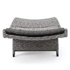Chaise longue en osier Crète