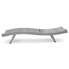 Chaise longue en osier Crète