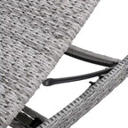 Chaise longue en osier Crète