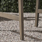 Chaises de salle à manger d'extérieur en bois de style Adirondack (ensemble de 2)