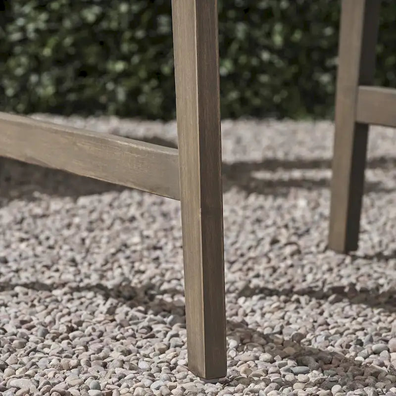 Chaises de salle à manger d'extérieur en bois de style Adirondack (ensemble de 2)