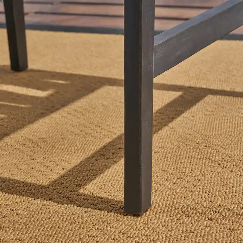 Chaises de salle à manger d'extérieur en bois de style Adirondack (ensemble de 2)