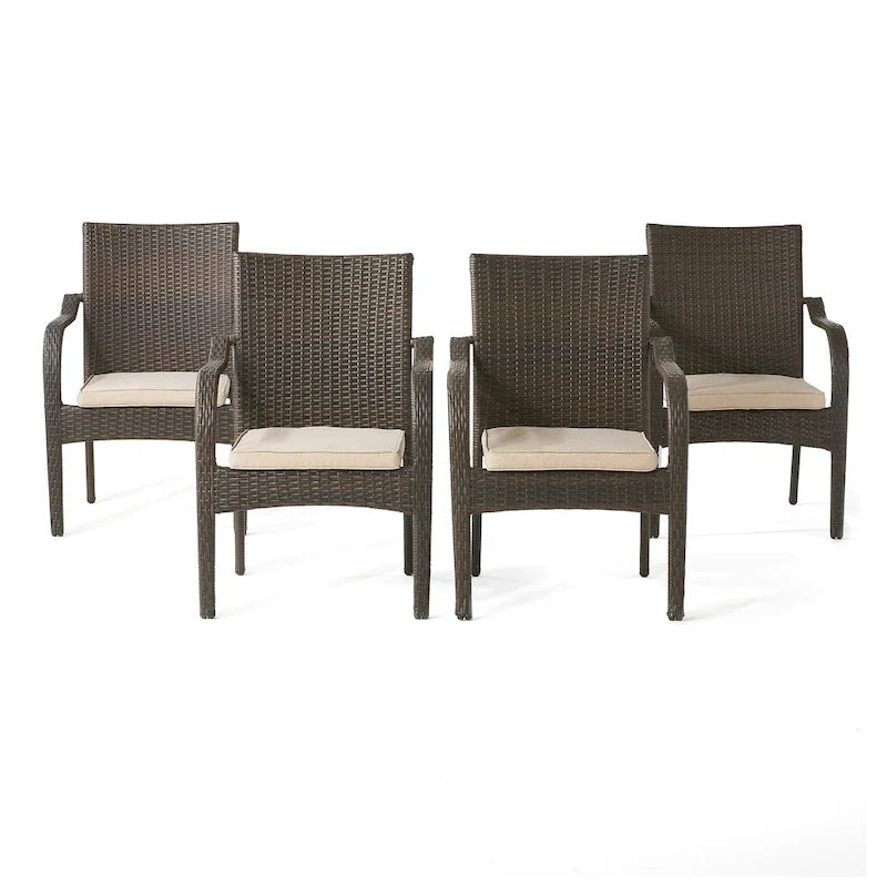 Chaises empilables, lot de 4