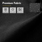 Ensemble de mobilier de jardin en résine tressée XIZZI 6 pièces avec table foyer