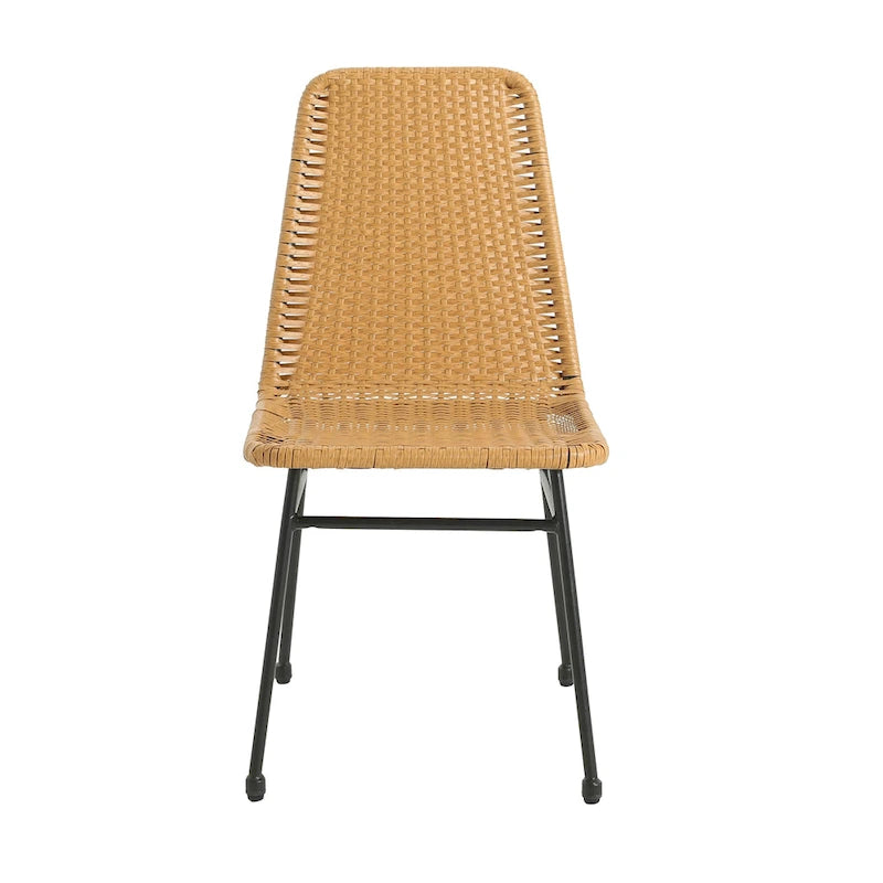Chaises de salle à manger d'extérieur Madison en rotin (lot de 2) par Christopher Knight Home