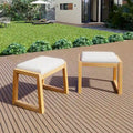 Banc de salle à manger en bois d'acacia Christopher Knight Home (lot de 2)