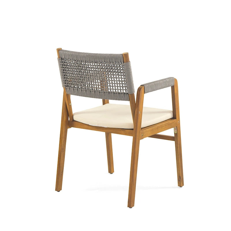 Ensemble de salle à manger d'extérieur Joueyf 3 pièces en bois d'acacia par Christopher Knight Home