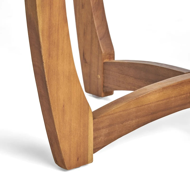 Ensemble de salle à manger d'extérieur Joueyf 3 pièces en bois d'acacia par Christopher Knight Home