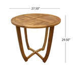 Ensemble de salle à manger d'extérieur Joueyf 3 pièces en bois d'acacia par Christopher Knight Home