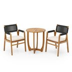 Ensemble de salle à manger d'extérieur Joueyf 3 pièces en bois d'acacia par Christopher Knight Home