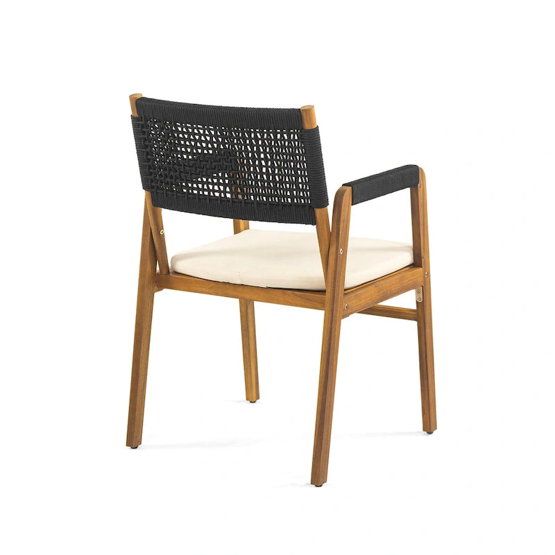 Ensemble de salle à manger d'extérieur Joueyf 3 pièces en bois d'acacia par Christopher Knight Home