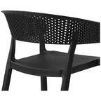 Ensemble de salle à manger d'extérieur rond pour 2 personnes Frond and Form