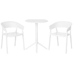 Ensemble de salle à manger d'extérieur rond pour 2 personnes Frond and Form