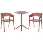 Ensemble de salle à manger d'extérieur rond pour 2 personnes Frond and Form