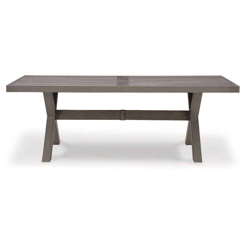 Ensemble de salle à manger d'extérieur 6 pièces Signature Design by Ashley Hillside Barn marron/gris - 84 cm L x 42 cm P x 29 cm H
