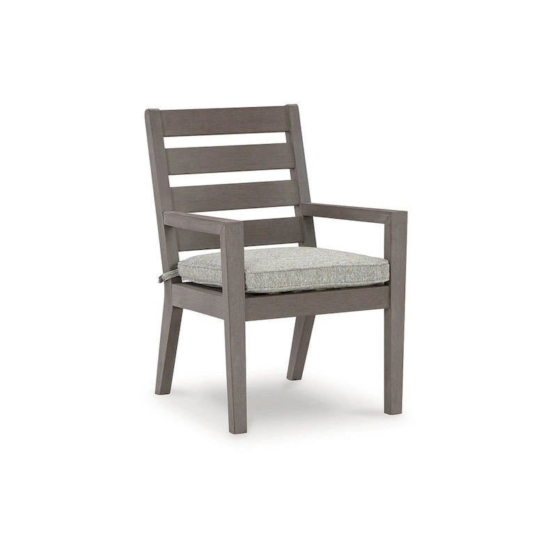 Ensemble de salle à manger d'extérieur 6 pièces Signature Design by Ashley Hillside Barn marron/gris - 84 cm L x 42 cm P x 29 cm H