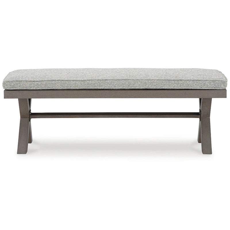 Ensemble de salle à manger d'extérieur 6 pièces Signature Design by Ashley Hillside Barn marron/gris - 84 cm L x 42 cm P x 29 cm H