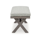 Ensemble de salle à manger d'extérieur 6 pièces Signature Design by Ashley Hillside Barn marron/gris - 84 cm L x 42 cm P x 29 cm H