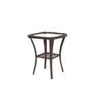 Ensemble de 3 chaises de patio pivotantes à bascule pour extérieur