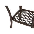 Ensemble de 3 chaises de patio pivotantes à bascule pour extérieur