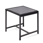 Ensemble bistro de patio 3 pièces avec chaise berçante d'extérieur