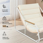 Ensemble de 3 chaises longues d'extérieur