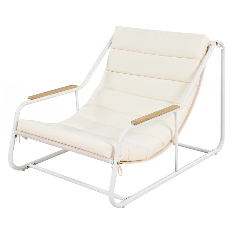 Ensemble de 3 chaises longues d'extérieur