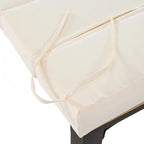 Ensemble de 3 chaises longues d'extérieur