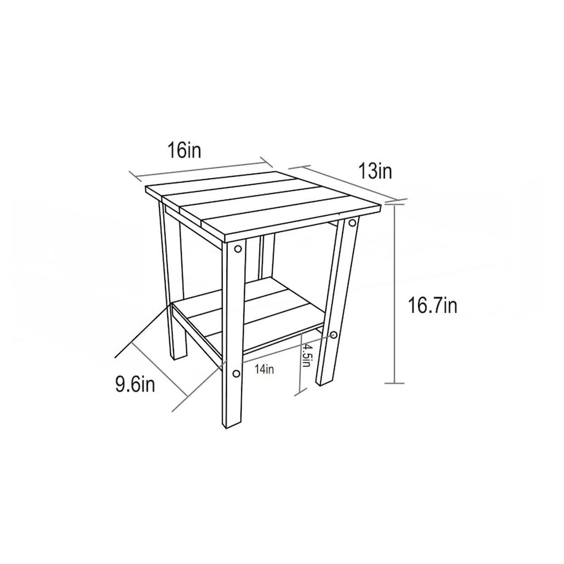 Ensemble de fauteuils à bascule tout temps avec table d'appoint