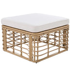 Ensemble de mobilier de jardin en rotin 7 pièces avec coussins et table basse
