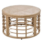 Ensemble de mobilier de jardin en rotin 7 pièces avec coussins et table basse