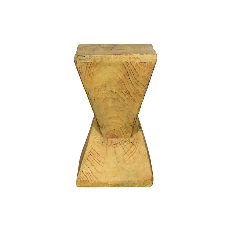 Table d'appoint extérieure en béton, table d'appoint géométrique moderne pour la décoration intérieure