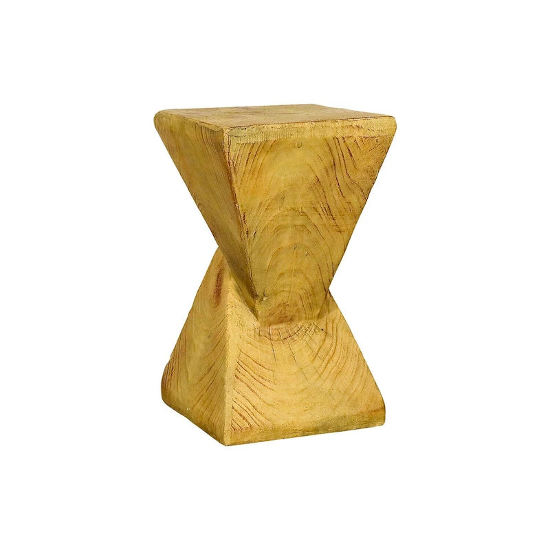 Table d'appoint extérieure en béton, table d'appoint géométrique moderne pour la décoration intérieure
