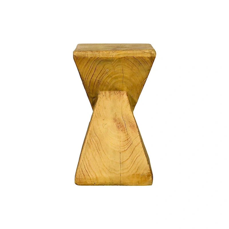 Table d'appoint extérieure en béton, table d'appoint géométrique moderne pour la décoration intérieure