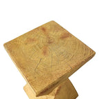 Table d'appoint extérieure en béton, table d'appoint géométrique moderne pour la décoration intérieure
