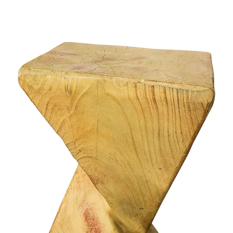 Table d'appoint extérieure en béton, table d'appoint géométrique moderne pour la décoration intérieure