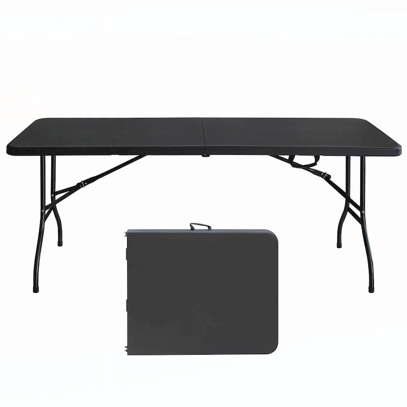 Table portable en plastique de 1,80 m pour le camping et les pique-niques
