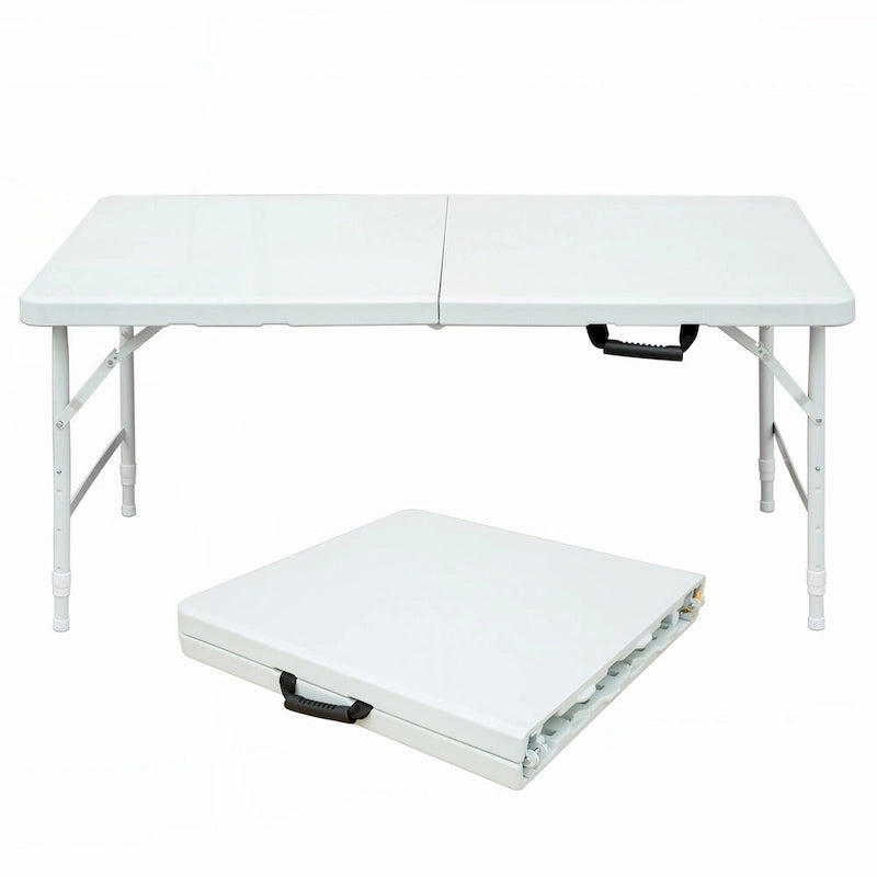 4ft Foldable Table for Camping White