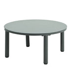 Élégant ensemble de canapé de patio modulaire demi-lune 8 pièces avec tables basses hautes et basses