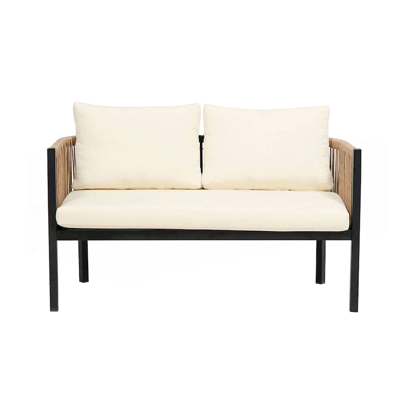 Ensemble canapé d'extérieur multi-places avec table