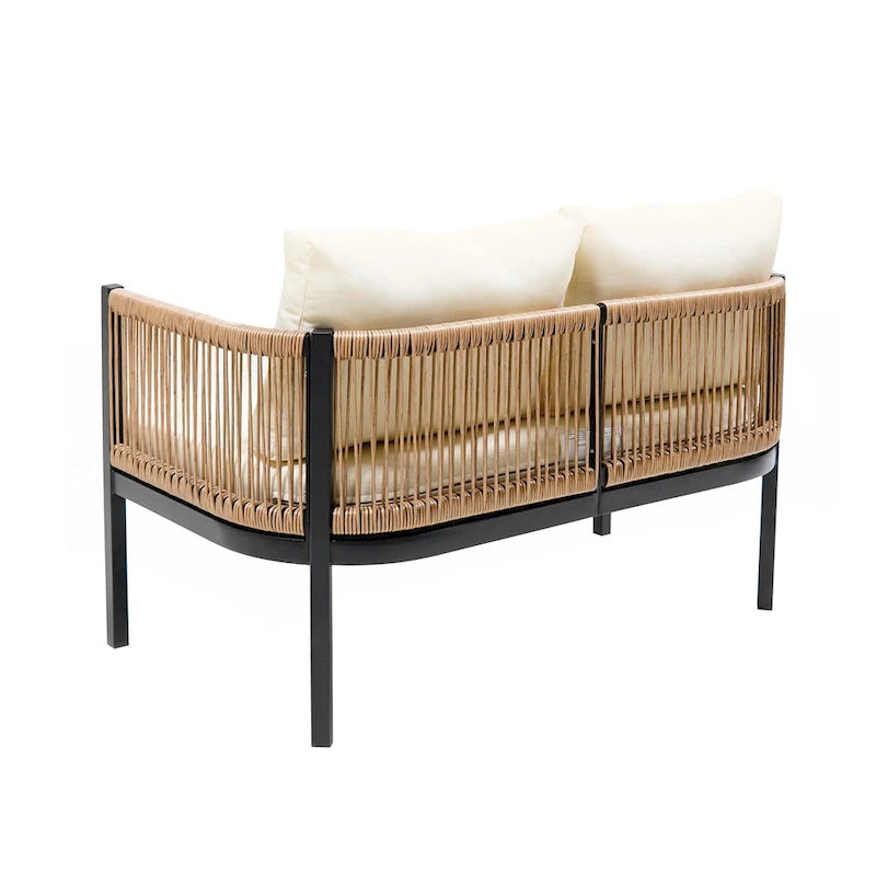 Ensemble canapé d'extérieur multi-places avec table